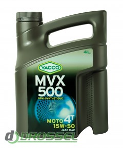    Yacco MVX 500 4T 15W-50