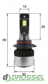 G1.7 HB4 (9006) 30W  (LED)  2