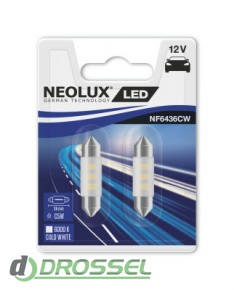 Neolux NF6431CW-02B / NF6436CW-02B / NF6441CW-02B (C5W) 6000K _2
