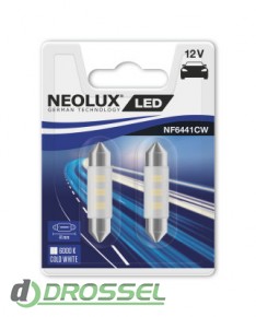 Neolux NF6431CW-02B / NF6436CW-02B / NF6441CW-02B (C5W) 6000K_5