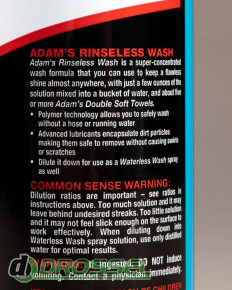 Adam's Polishes Rinseless Wash 4