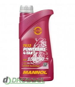 Mannol 7832 4-Takt Powerbike 15W-50