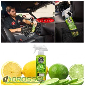 Chemical Guys New Zesty Lemon Lime Premium Air Freshener and Odo