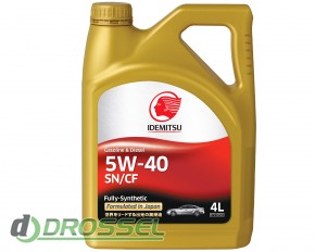   Idemitsu Gasoline & Diesel 5w-40-4L