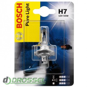 Лампа галогенная Bosch Pure Light 1987301012 (H7)-1