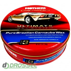 Mothers California Gold Pure Brazilian Carnuba Wax Paste 3-1