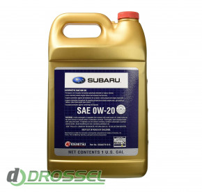  Subaru Synthetic Motor Oil 0w-20 SOA427V1315 (USA)-2