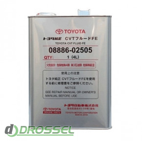    Toyota CVT Fluid FE 08886-02505