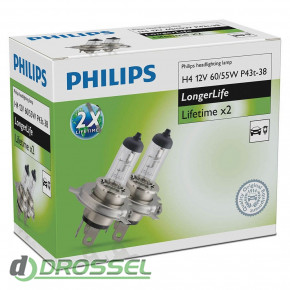    Philips LongerLife 12342ELC2 (H4)-1