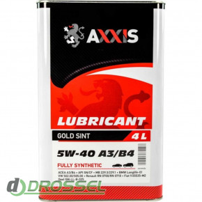 AXXIS Gold Sint 5W-40 A3-1