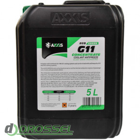 AXXIS Coolant Antifreeze ECO Green G11 -80-2