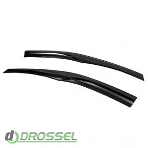 Дефлекторы окон (ветровики) на Ford Courier (2014+) Sunplex sp-s