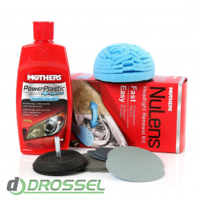 Mothers NuLens Headlight Renewal Kit Skip 4