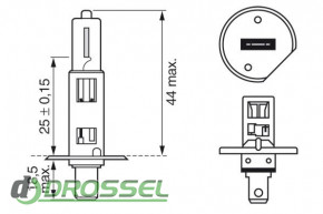   Bosch Trucklight 1987302411 24V (H1):