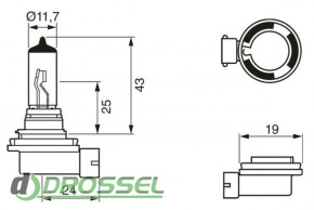   Bosch Trucklight 1987302481 24V (H11):
