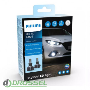 Philips Ultinon Pro3022 LED-HL LUM11336U3022X2 (H3)