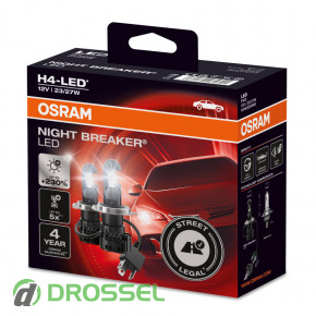   Osram Night Breaker LED +220% 64193DWNB (H4