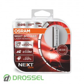 Osram D2S Xenarc Night Breaker Laser Next Gen 66240XNN HCB Duobo