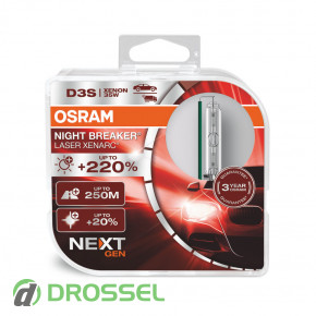 Osram D3S Xenarc Night Breaker Laser Next Gen 66340XNN HCB Duobo