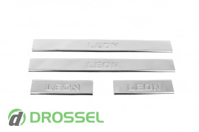 009st040207 накладки на пороги Seat Leon