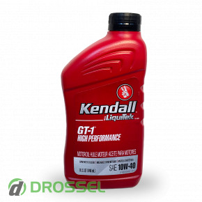   Kendall GT-1 High Performance with LiquiTek 10W-4