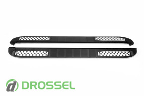 brr339 tav173 Боковые пороги подножки Jeep Cherokee Liberty KJ