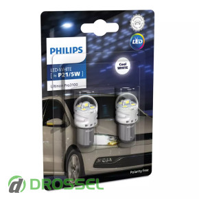 Philips Ultinon Pro3100 SI (P21/5W / BAY15D) 11499CU31B2 / 11499