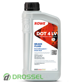 Тормозная жидкость Rowe Hightec Brake Fluid Super DOT 4 LV (1л)