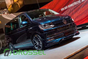 yk t6 11 Накладка на передний бампер Vw Transporter Caravelle Mu