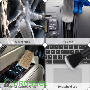 Detailer Car Cleaning Brush Kit