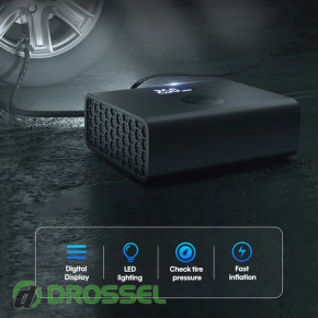 Портативный компрессор ParkCity С1752 (манометр, автостоп, фонар