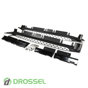 Боковые пороги (подножки) Hyundai ix35 (LM) 2010-2015 Niken BMW-