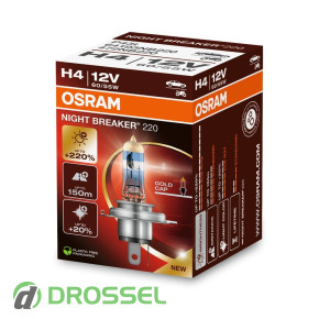   Osram Night Breaker 220 64193 NB220 +220% (H4)