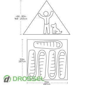   Big Agnes Gold Camp 5 Tarp (021.0203):