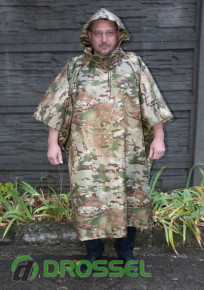 Плащ-палатка тактическая (пончо-дождевик) мультикам Kirasa 481