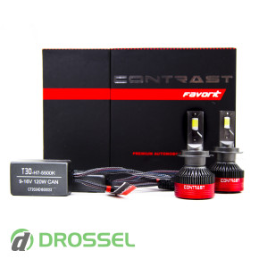  (LED)  Contrast T30 H7 5500K Can-Bus ()