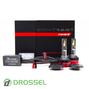  (LED)  Contrast T30 H4 5500K Can-Bus ()
