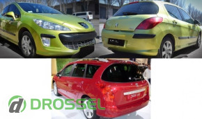 FP 5408 M51 Вкладыш зеркала левый Peugeot 308 1 с подогревом