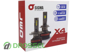 X4 H4 60W   LED Can Bus 