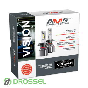  (LED)  AMS Vision-R H4 5500K Can-Bus ()