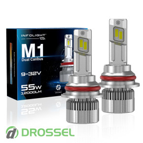 HB5 9007 6000K 55W ������������ LED ����� M1 Dual Can Bus ������