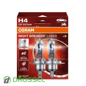 Night Breaker Laser 64193 NL 2HB 150 H4   