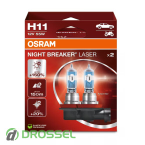 Night Breaker Laser 64211 NL 2HB 150% H11 �������� ���������� ��