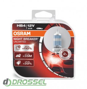   Osram Night Breaker Unlimited OS 9006 NBU HCB Duob