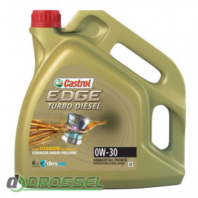 Моторное масло Castrol EDGE Turbo Diesel 0w30 Titanium FST-1