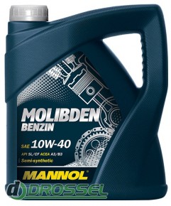 Mannol Molibden Benzin 10W40 4