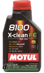 Motul 8100 X-clean FE 5w30 1
