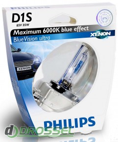   Philips D1S BlueVision ultra 85415 BVU S1