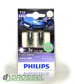   Philips Vision (T10 / W5W) 12933LEDX2 4000K