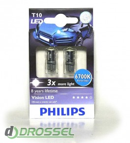   Philips Vision WBT10 (T10 / W5W) 12935LEDX2
